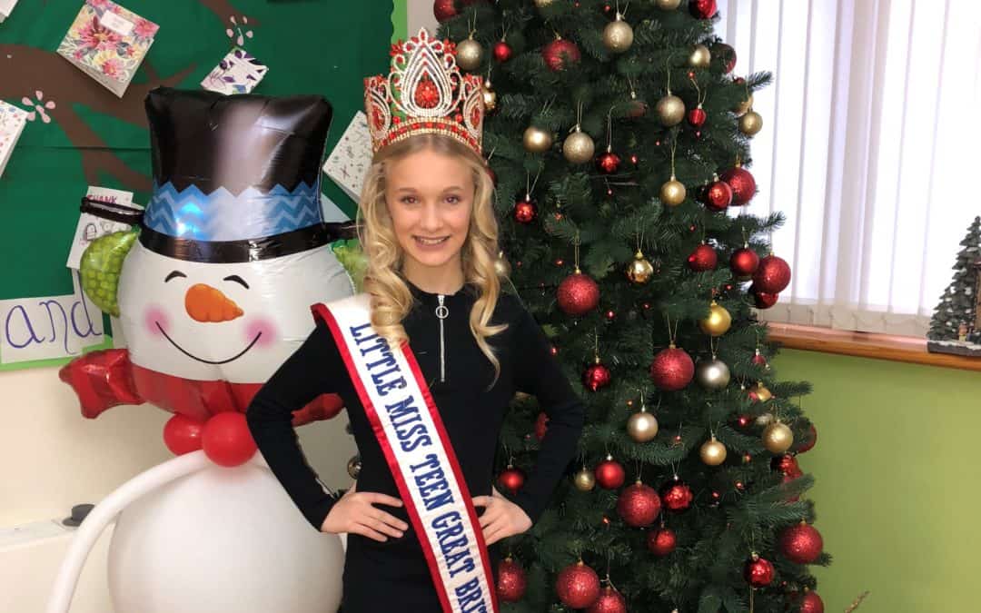Little Miss Teen Great Britain, Ellie-Mia Zschiesche, wishes you a very Merry Christmas!