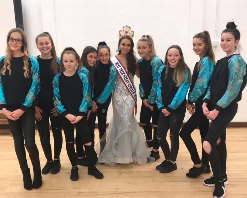 Miss Teen Great Britain, Imogen Chapman, was a special guest at a charity fashion show!