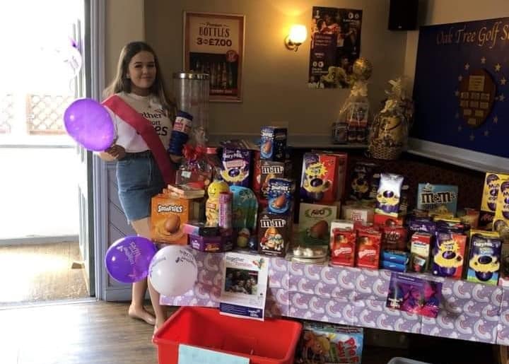 Miss Junior Teen Lancashire, Caitlin, held her own fun day in aid of Together for Short Lives!