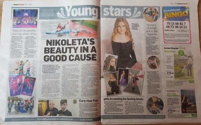 Miss Junior Teen Dundee, Nikoleta, has made her local headlines!