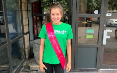 Miss Teen West Yorkshire, Ellie, volunteered for Macmillan Cancer Support at the Leeds 10k!