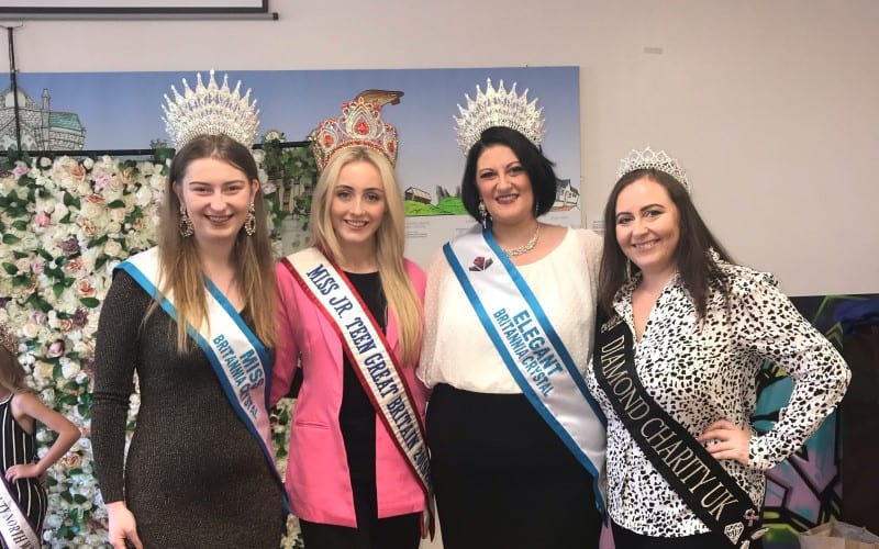 Miss Junior Teen Great Britain, Ellie Corcoran, was a special guest at a charity pageant!