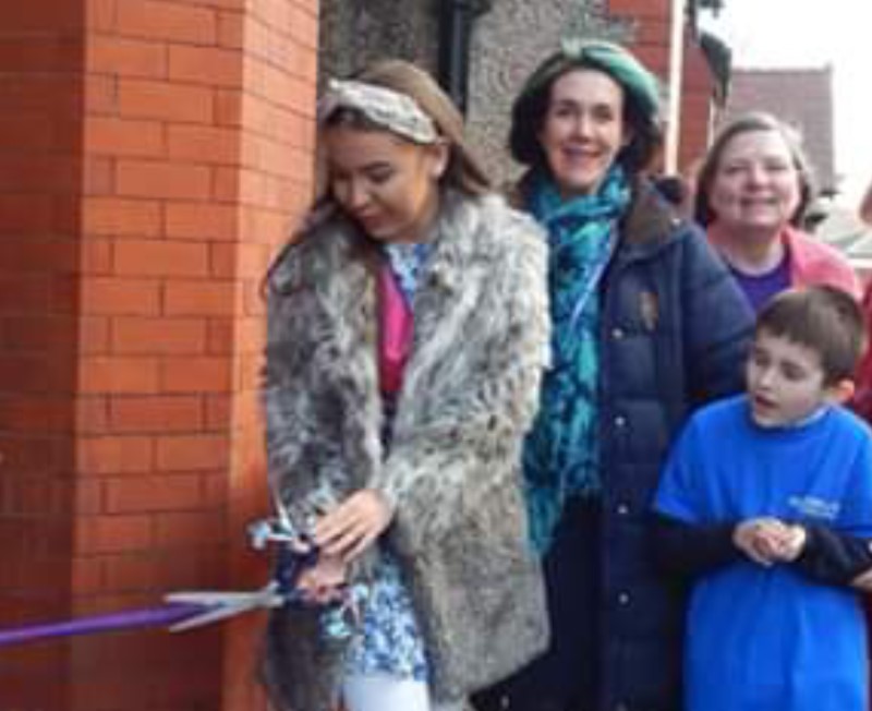 Miss Teen Liverpool, Libby, was invited to open Bluebell Stalls in her local area!