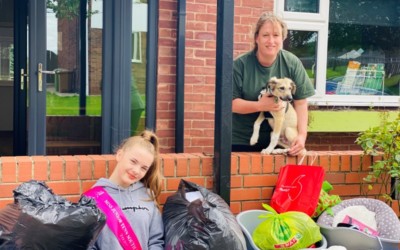 Miss Junior Teen South Humberside, Millie, made a donation to her local dog shelter!