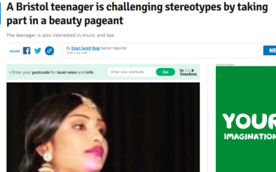 Miss Teen Bristol, Thirowshie, made her local headlines!