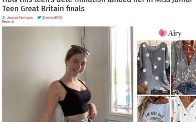 Miss Junior Teen Runcorn, Nieve, featured in her local press!