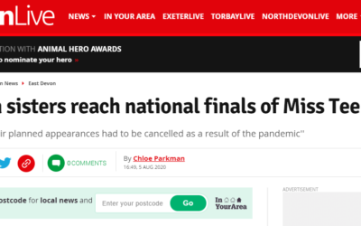 Sisters Madi and Olivia, have reached the finals of Miss Teen Great Britain!