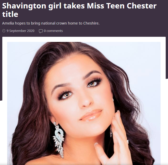 Miss Teen Chester - Amelia