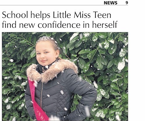 Little Miss Teen Watford, Scarlett, has been featured in her local press!